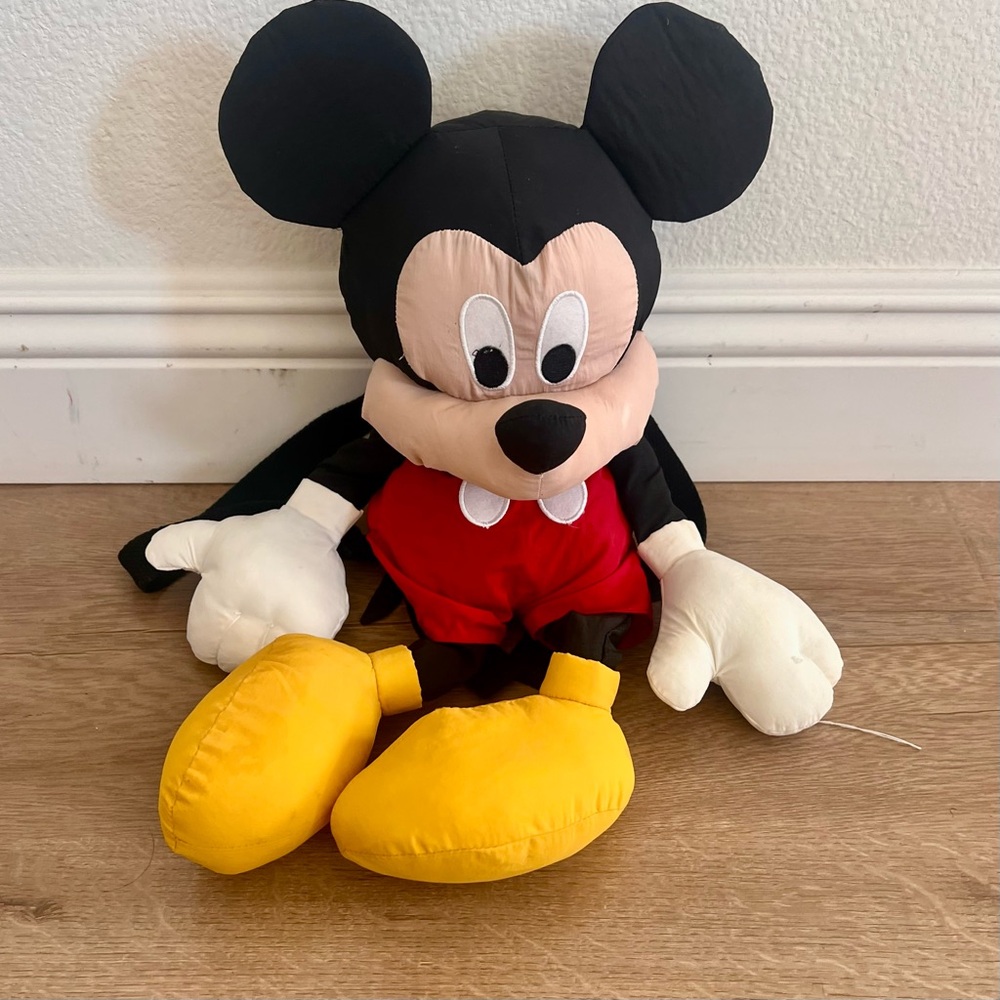 Disney Baby Mickey Mouse Plush Stuffed Animal Zara Baby Backpack